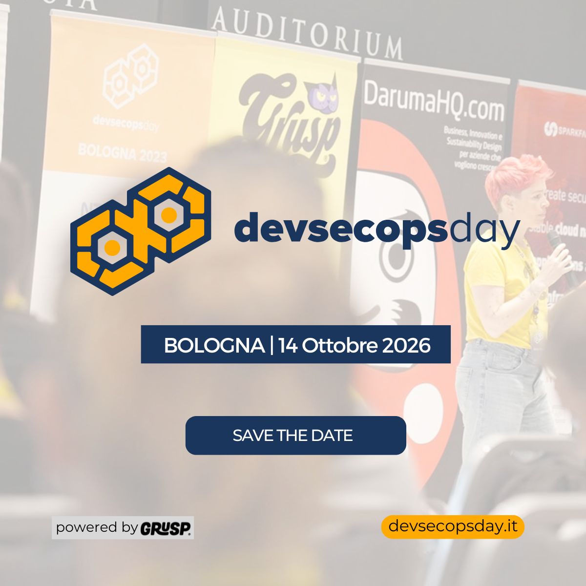 devsecopsday è la conferenza dedicata alla sicurezza in ambito DevOps. 📍 Bologna | 📅 14 Ottobre 2026 | ⭐ 4° edizione